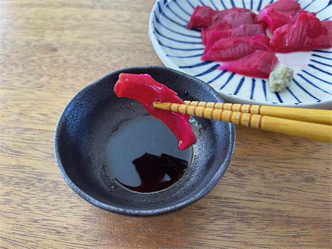 图片[2]-《火龙果皮刺身》网友大赞：堪比「鲔鱼生鱼片」的美味！-真好呀