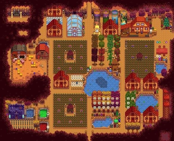 Stardew Valley 1.6: Complete Farm Map Layout and Ideas