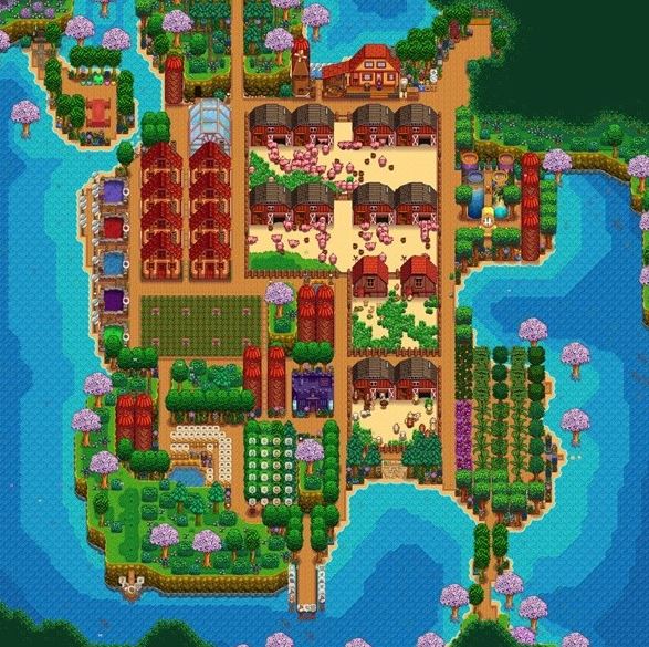 Stardew Valley 1.6: Complete Farm Map Layout and Ideas
