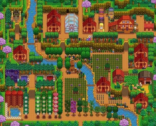 Stardew Valley 1.6: Complete Farm Map Layout and Ideas