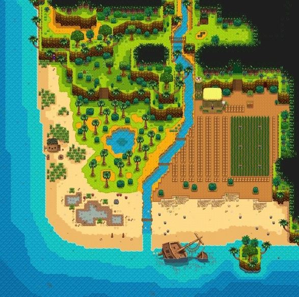 Stardew Valley 1.6: Complete Farm Map Layout and Ideas