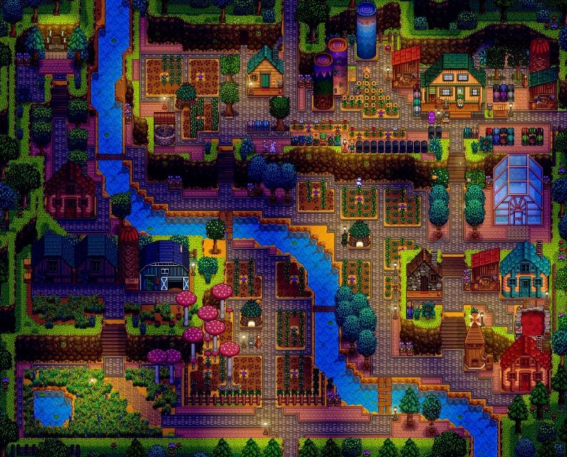 Stardew Valley 1.6: Sharing Mountain Top Farm Layout